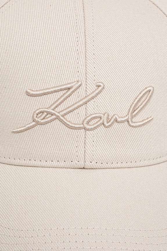 Šiltovka Karl Lagerfeld K/SIGNATURE A1W33069 béžová AA00