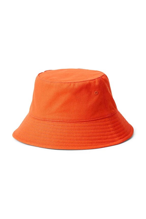 Lauren Ralph Lauren kapelusz bawełniany 454966225 pomarańczowy SS25