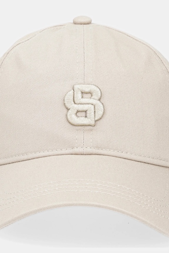 Pamučna kapa sa šiltom BOSS Ari-B-ICON 50533348 bež AW25