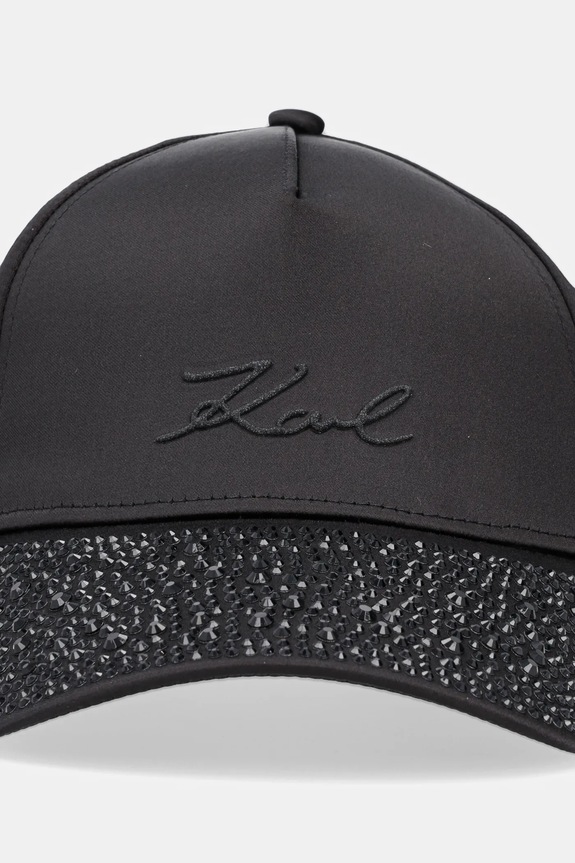 Karl Lagerfeld czapka z daszkiem A1W33175 czarny SS25