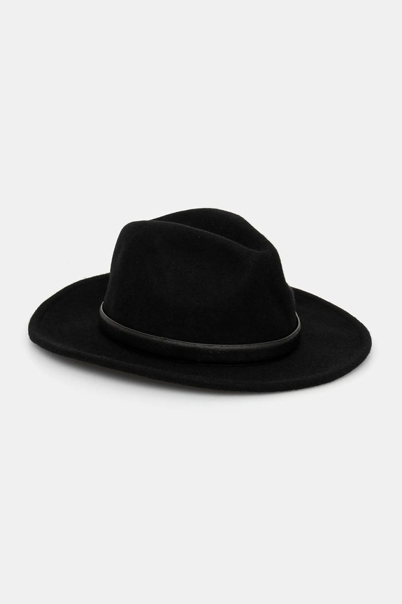 Akcesoria Karl Lagerfeld kapelusz wełniany A1W33182 czarny