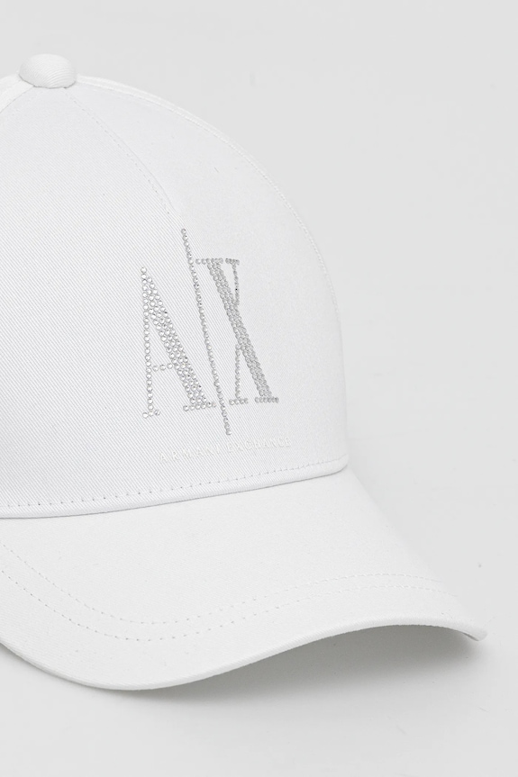 Armani Exchange czapka z daszkiem bawełniana XW000957.AF13846.NOS biały