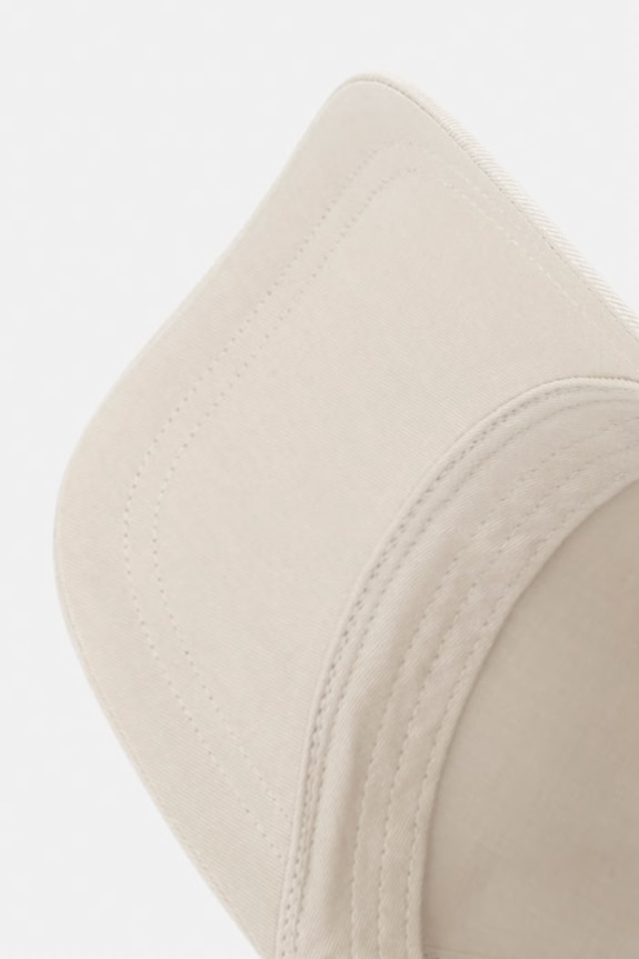Armani Exchange czapka z daszkiem bawełniana beżowy XW000957.AF13846