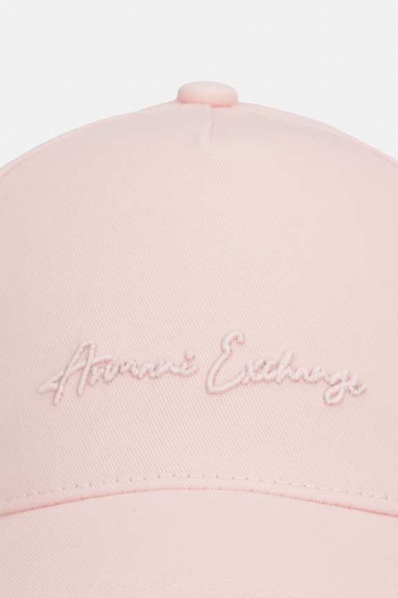 Armani Exchange кепка жіноча бавовняна XW000956.AF13848 рожевий SS26