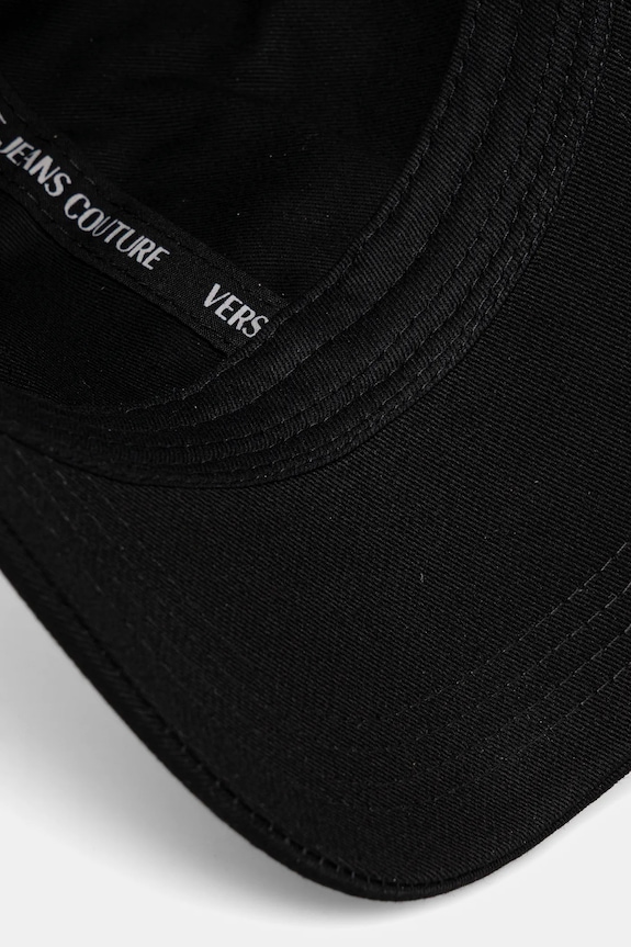 Versace Jeans Couture berretto da baseball in cotone nero 78HAZK26.ZG366