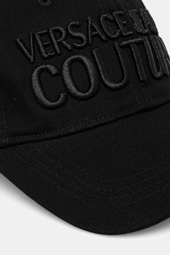Versace Jeans Couture pamut baseball sapka 78HAZK32.ZG365 fekete SS25