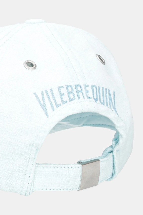 Αξεσουάρ Λινό καπέλο του μπέιζμπολ Vilebrequin CAMO OMAC1304 μπλε