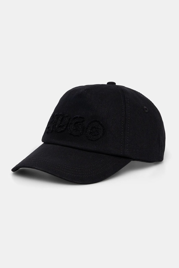 HUGO șapcă de baseball din bumbac bumbac negru 50539561