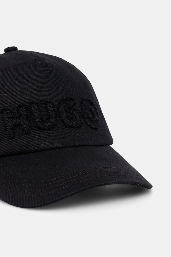 HUGO șapcă de baseball din bumbac 50539561 negru SS25