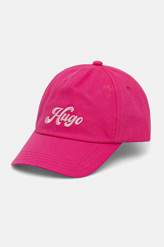 HUGO berretto da baseball in cotone cotone rosa 50539909