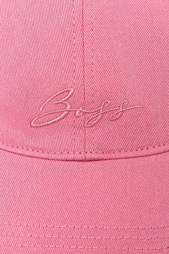 BOSS Orange șapcă de baseball din bumbac 50540944 roz SS25