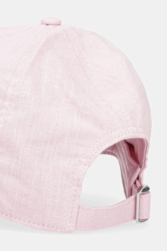 Accessori BOSS berretta con visiera in lino 50539507 rosa