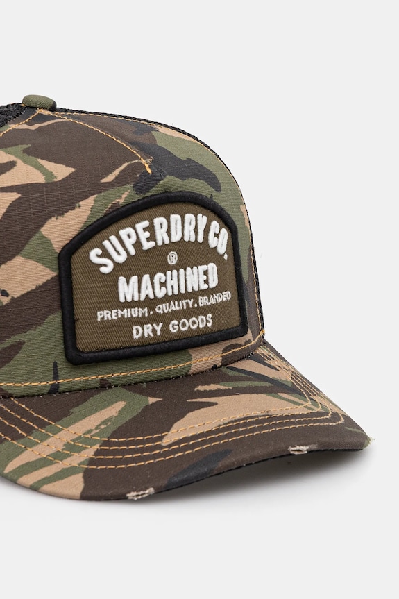 Kapa s šiltom Superdry Y9011020A.00Z zelena SS25