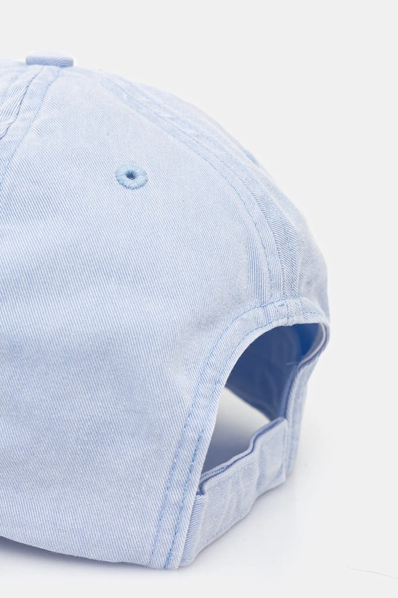 Bavlnená šiltovka Tommy Jeans modrá AW0AW17308