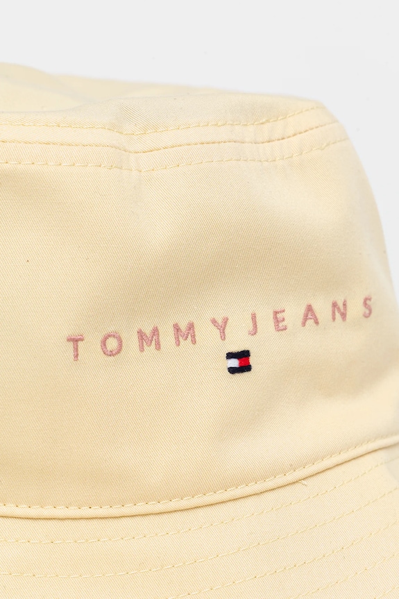 Akcesoria Tommy Jeans kapelusz bawełniany AW0AW17311 żółty