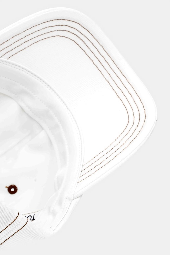 Tommy Jeans czapka z daszkiem bawełniana biały AW0AW17572