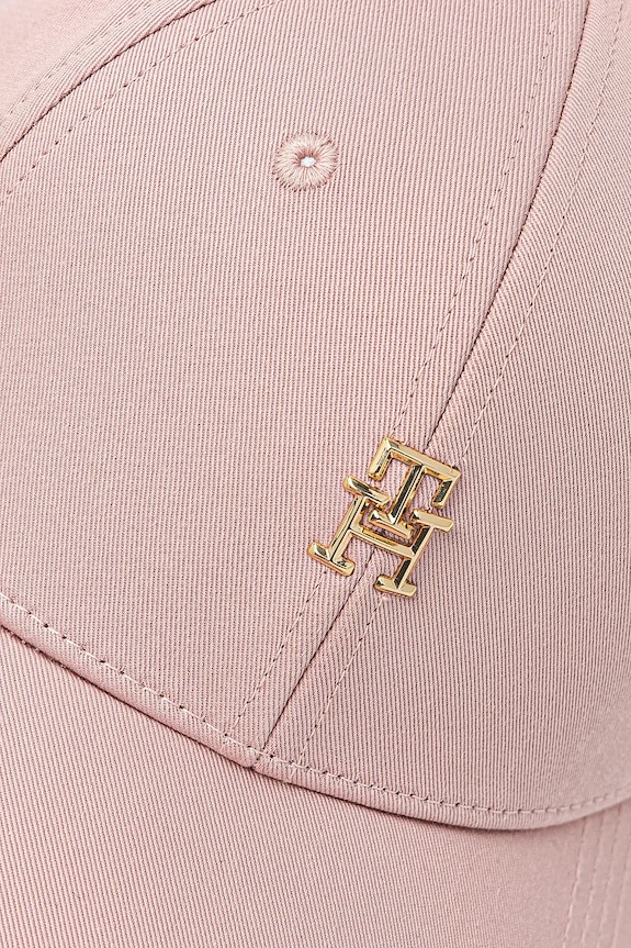 Tommy Hilfiger șapcă de baseball din bumbac AW0AW17128 roz SS25