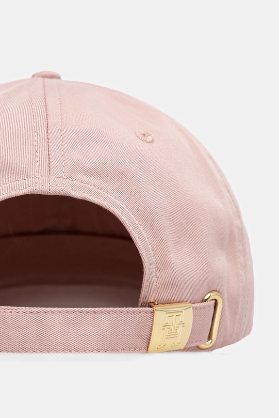 Tommy Hilfiger șapcă de baseball din bumbac roz AW0AW17128