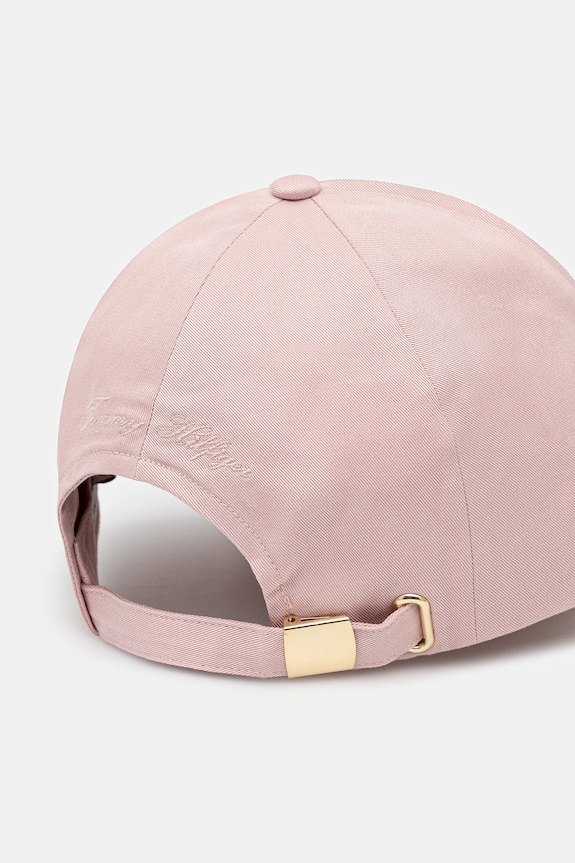 Kiegészítők Tommy Hilfiger pamut baseball sapka AW0AW17138 rózsaszín