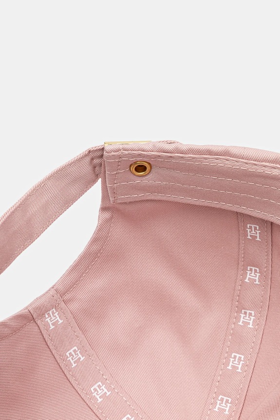 Tommy Hilfiger pamut baseball sapka rózsaszín AW0AW17138