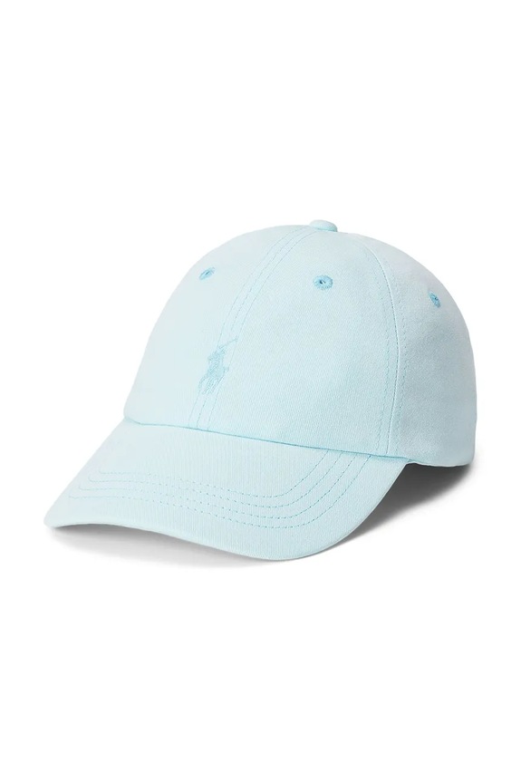 Polo Ralph Lauren czapka z daszkiem bawełniana bawełna niebieski 211967365