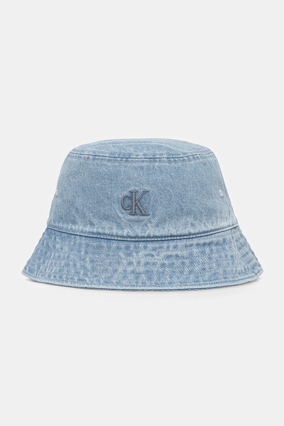 Calvin Klein Jeans palarie din bumbac bumbac albastru LV04K5021G
