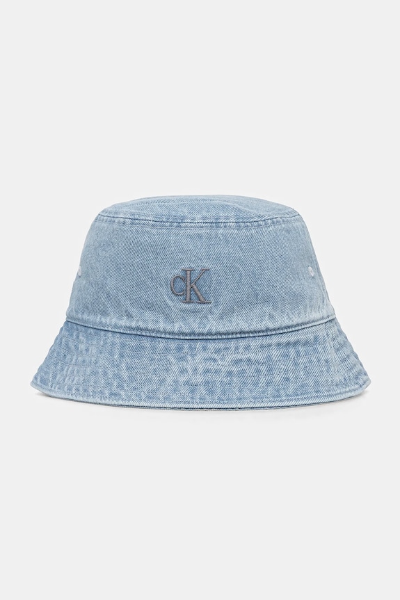 Calvin Klein Jeans palarie din bumbac bumbac albastru LV04K5021G