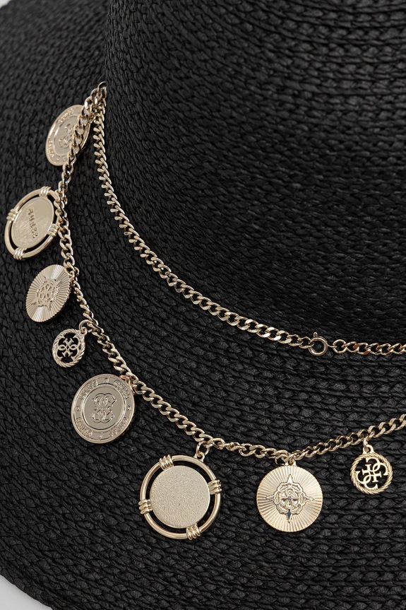Guess pălărie AW5290.NYL01 negru SS25