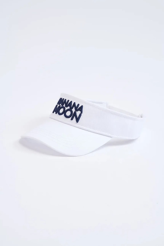 Βαμβακερό καπέλο Banana Moon Basiccap απλικέ λευκό MAFFIN.BASICCAP