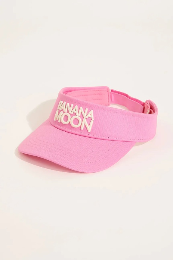 Banana Moon daszek bawełniany Basiccap aplikacja różowy MAFFIN.BASICCAP