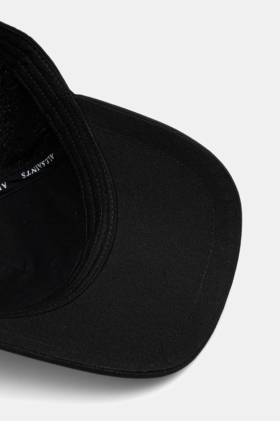 AllSaints czapka z daszkiem bawełniana czarny 29AS101819