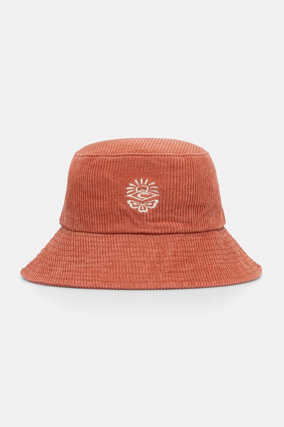 Rip Curl καπέλο bucket γυναικείο κοτλέ πορτοκαλί 05BWHE