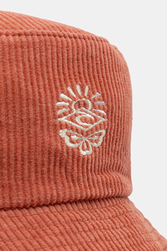 Αξεσουάρ Rip Curl καπέλο bucket γυναικείο κοτλέ 05BWHE πορτοκαλί