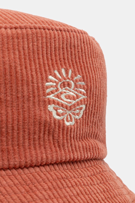 Αξεσουάρ Rip Curl καπέλο bucket γυναικείο κοτλέ 05BWHE πορτοκαλί