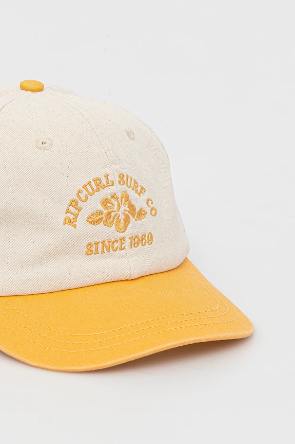 Rip Curl czapka z daszkiem bawełniana 05SWHE pomarańczowy SS25