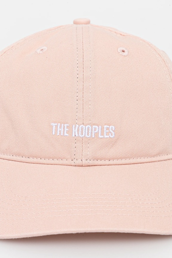 The Kooples berretto da baseball in cotone AMHA30011K rosa SS25