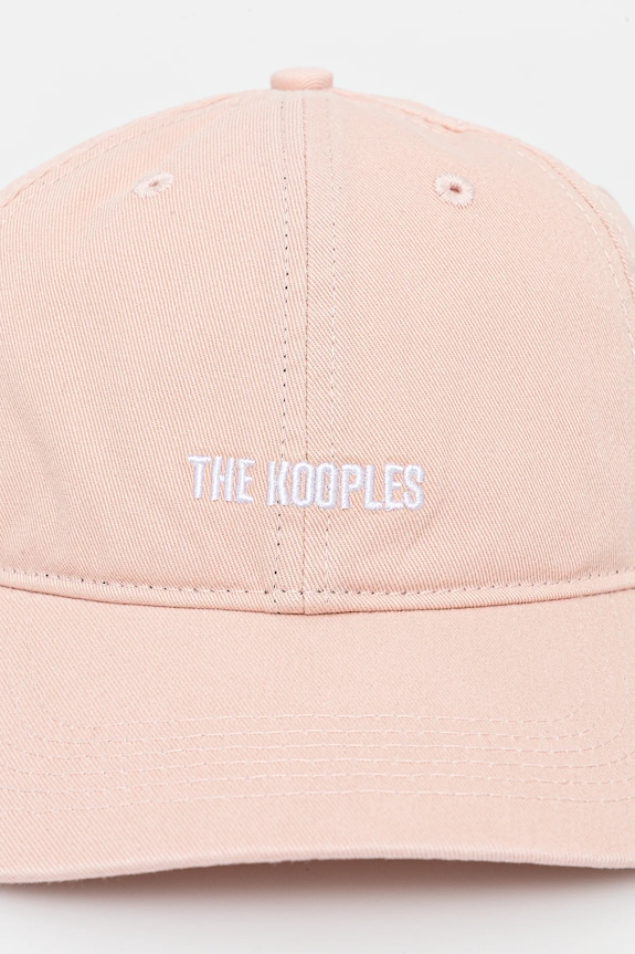 The Kooples berretto da baseball in cotone AMHA30011K rosa SS25