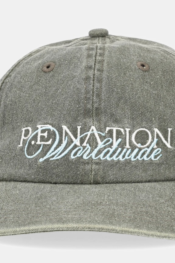 P.E Nation czapka z daszkiem bawełniana New Heritage 252A113 zielony SS25