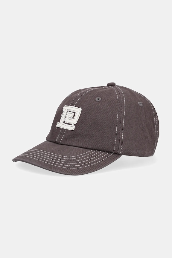 Bavlnená šiltovka P.E Nation Monogram bavlna sivá 252A108