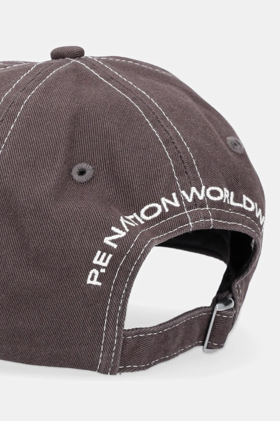 Doplnky Bavlnená šiltovka P.E Nation Monogram 252A108 sivá