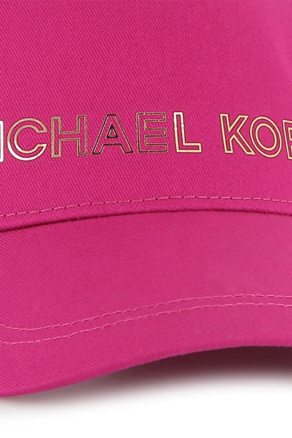 Michael Kors șapcă din bumbac pentru copii roz R30255