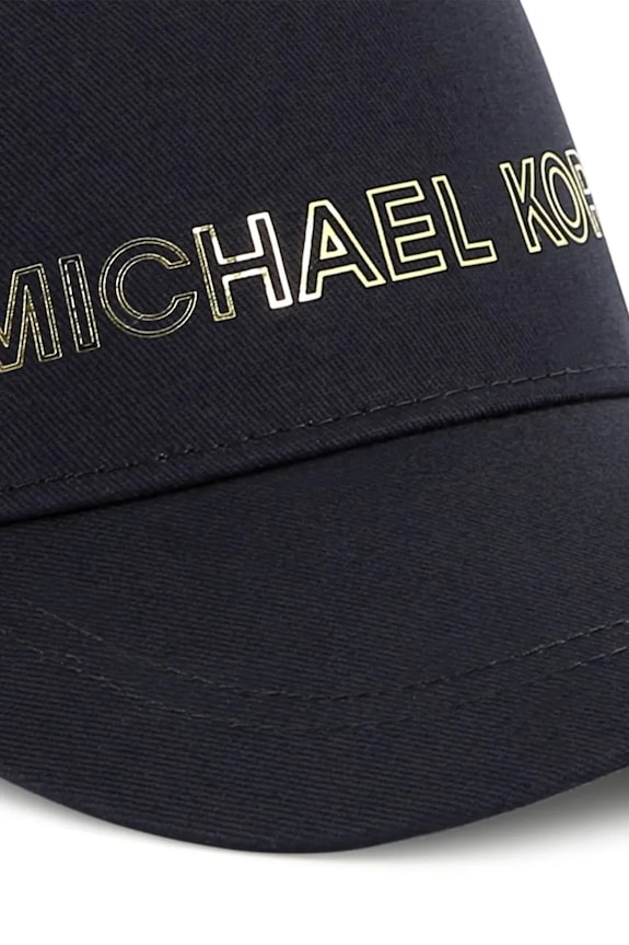 Detská bavlnená šiltovka Michael Kors tmavomodrá R30255
