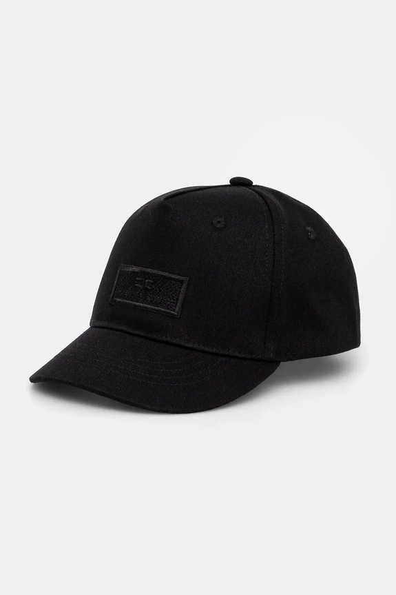Elisabetta Franchi cappello con visiera in cotone bambini cotone nero EFCP027.C.CA010