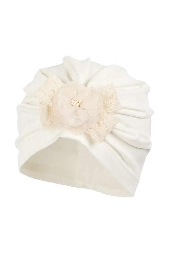 Jamiks czapka dziecięca ADLEY ADLEY.Nak.glow.JWH114.G beżowy SS25