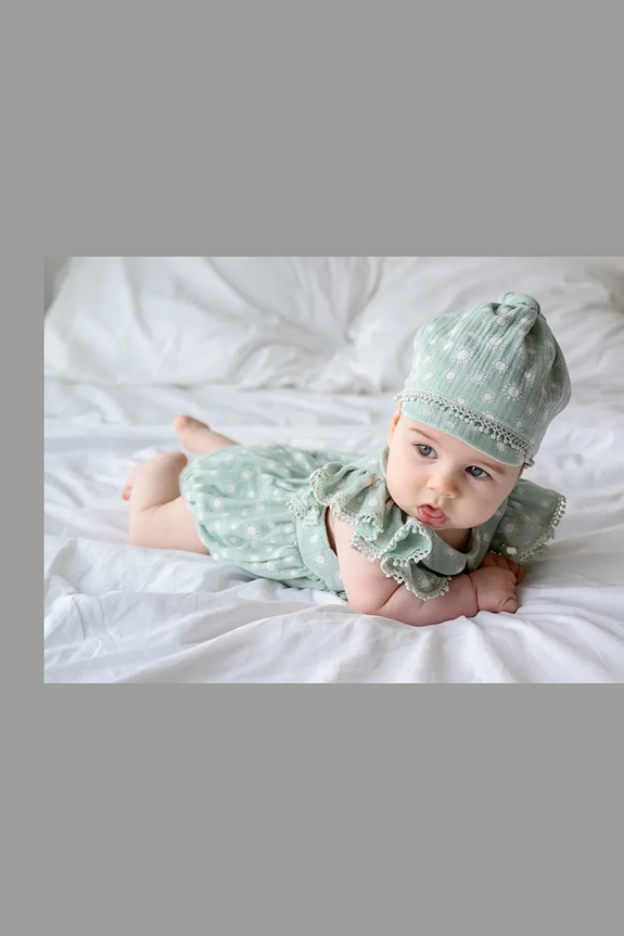 Jamiks chustka niemowlęca BLISS turkusowy BLISS.or.Na.gl.JLH171.G