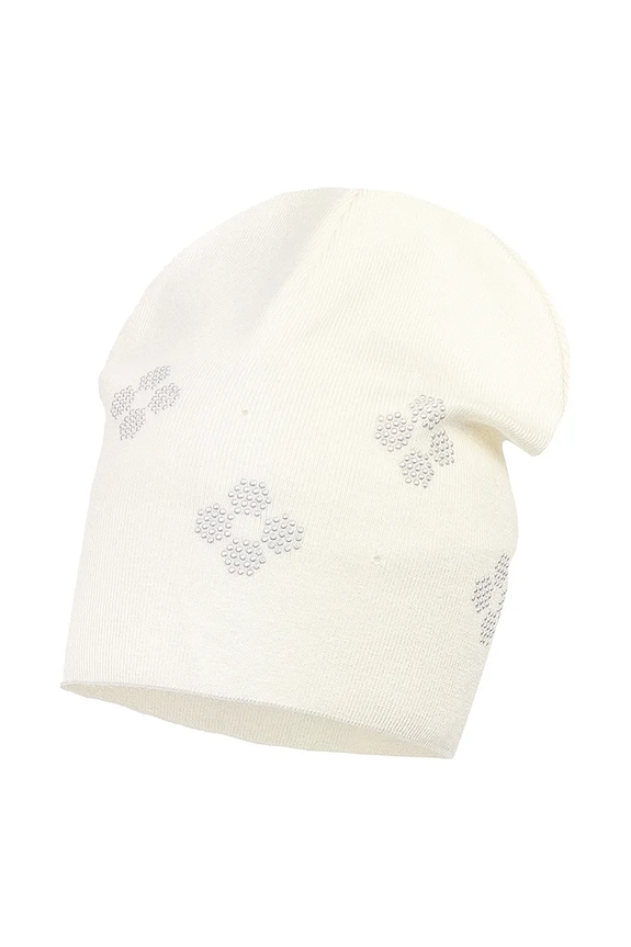 Jamiks czapka dziecięca LOUSE aplikacja biały LOUSE.Nak.glow.JWH026.G