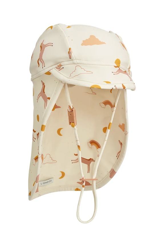 Παιδικό καπέλο μπέιζμπολ Liewood Cecilia Swim Hat άλλο μπεζ LW19880