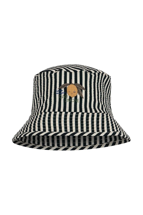 Dětský klobouk Konges Sløjd SEER ASNOU BUCKET HAT GRS KS102497 černá SS25