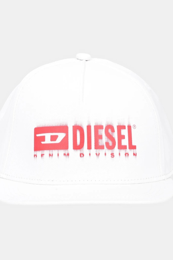 Diesel șapcă din bumbac pentru copii FPRITTIL HAT J01908 alb SS25
