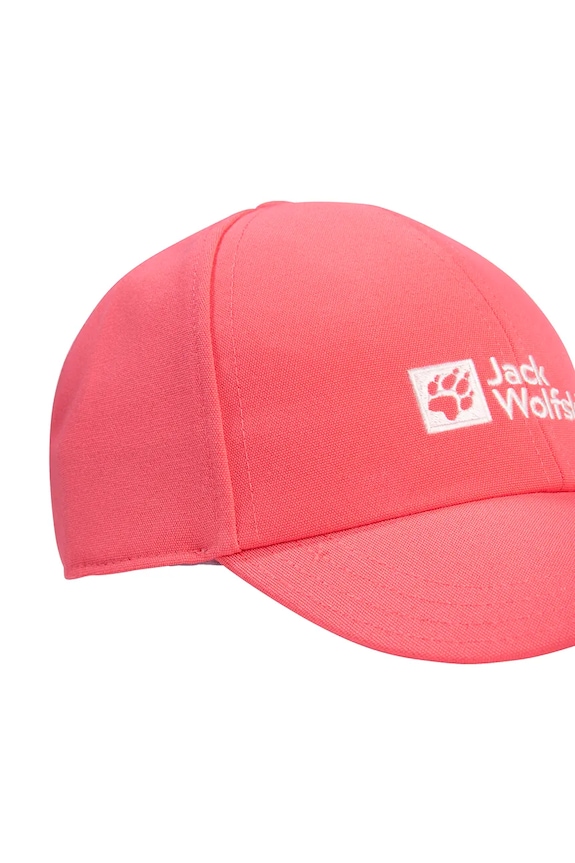 Detská baseballová čiapka Jack Wolfskin BASEBALL CAP K 1901013 ružová